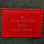 Louis Vuitton Epi Clutch Pochette Jour GM Rouge Red Supreme Handle Logo — view 6