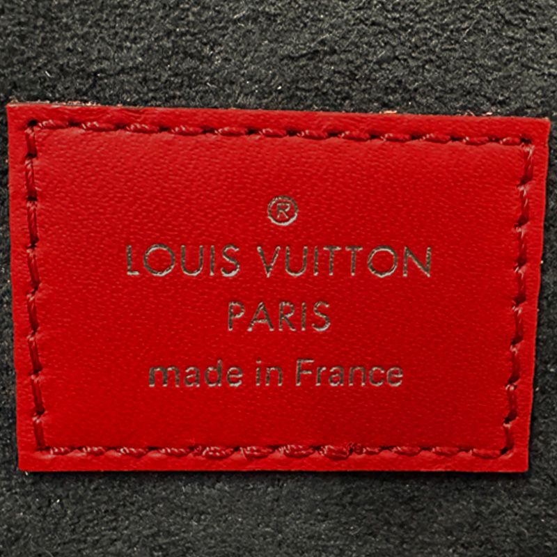 Louis Vuitton Epi Clutch Pochette Jour GM Rouge Red Supreme Handle Logo — view 6