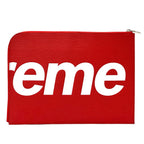 Louis Vuitton Epi Clutch Pochette Jour GM Rouge Red Supreme Handle Logo — view 2