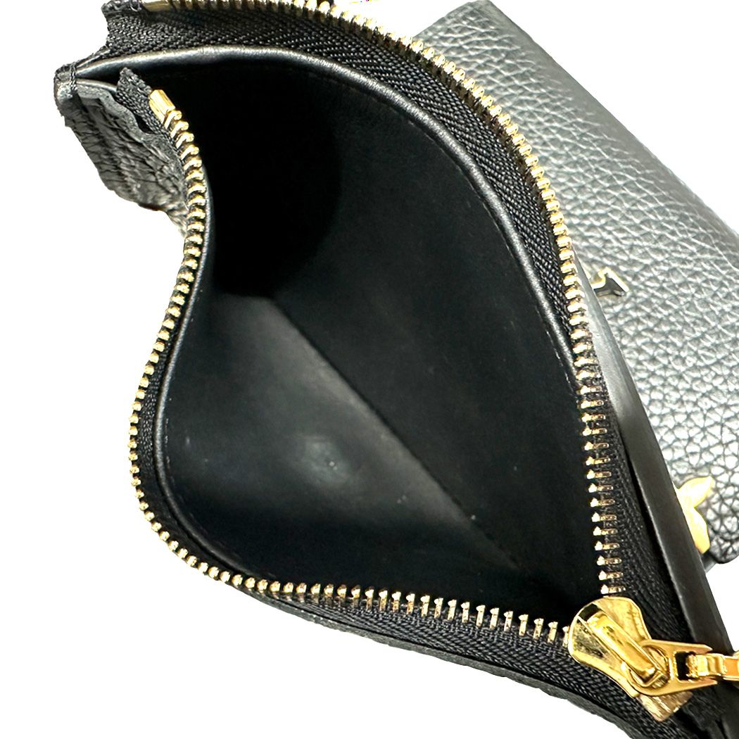 Louis Vuitton Wallet Trifold Taurillon Leather Portefeuille Capoucine Compact — view 5