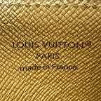 Louis Vuitton Card Case Monogram Romy Brown Gold Compact Fixed Era Holder — view 6