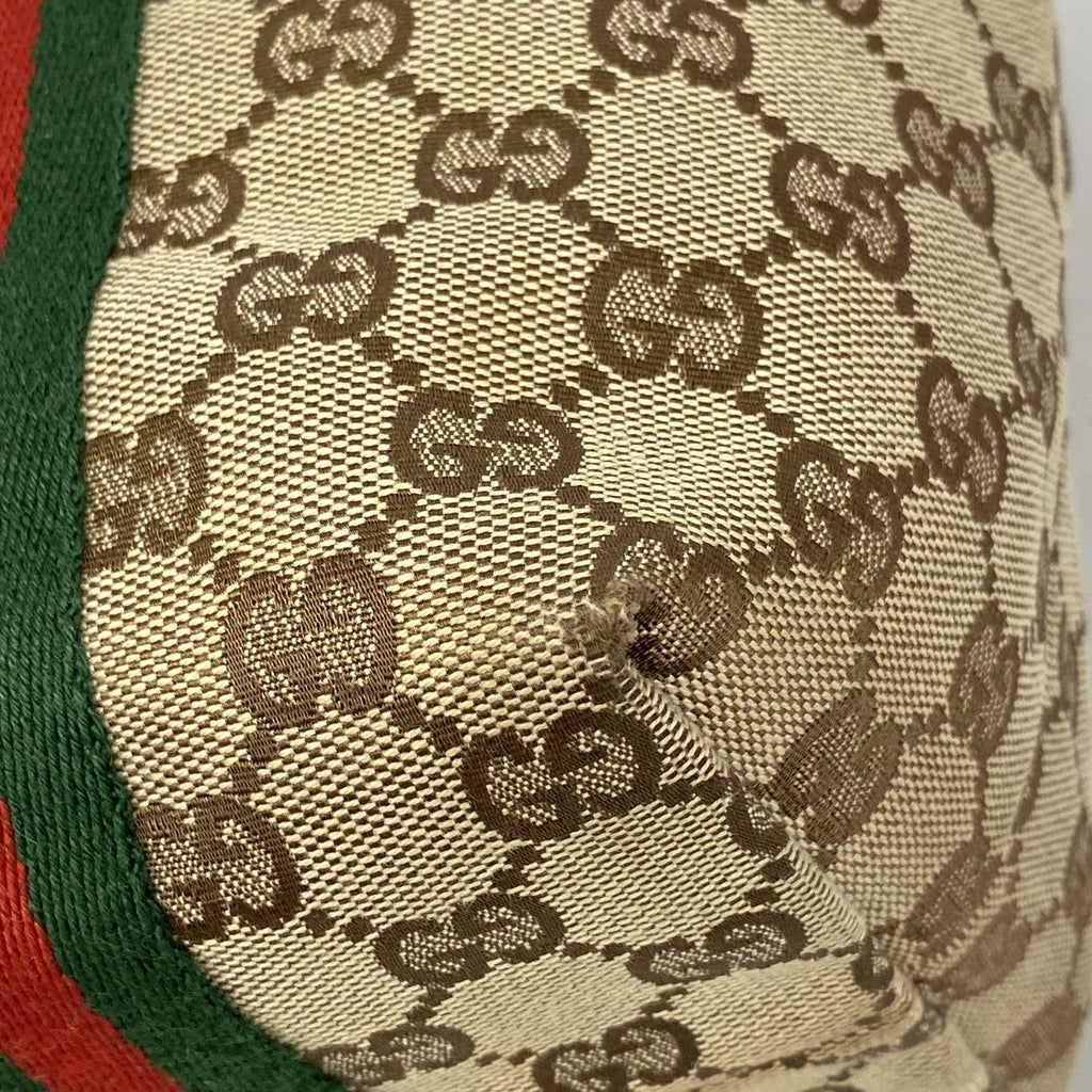 Gucci Tote Bag GG Canvas Beige Champagne Gold — view 8