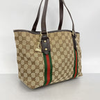 Gucci Tote Bag GG Canvas Beige Champagne Gold — view 2