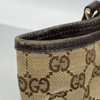 Gucci Tote Bag GG Canvas Beige Champagne Gold — view 6
