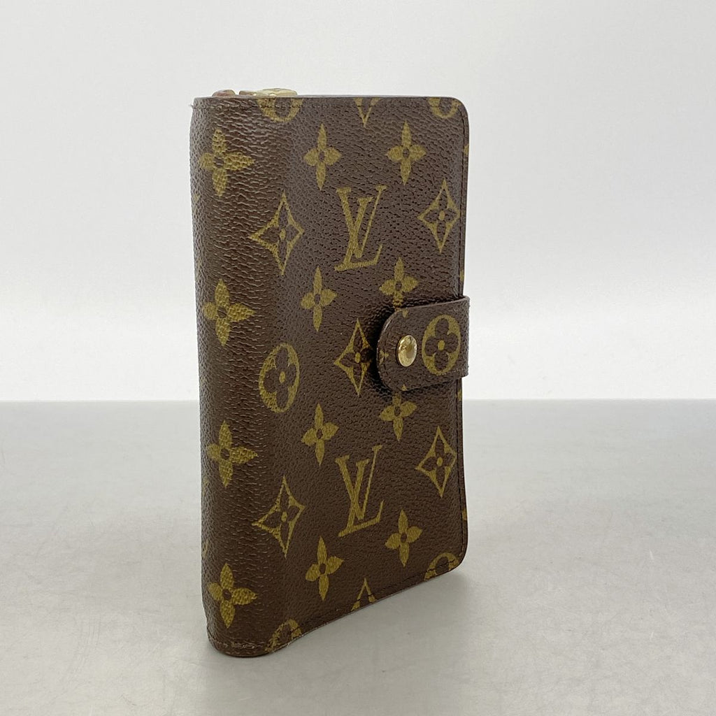 Louis Vuitton Wallet Monogram Porte Papier Zip Brown — view 2