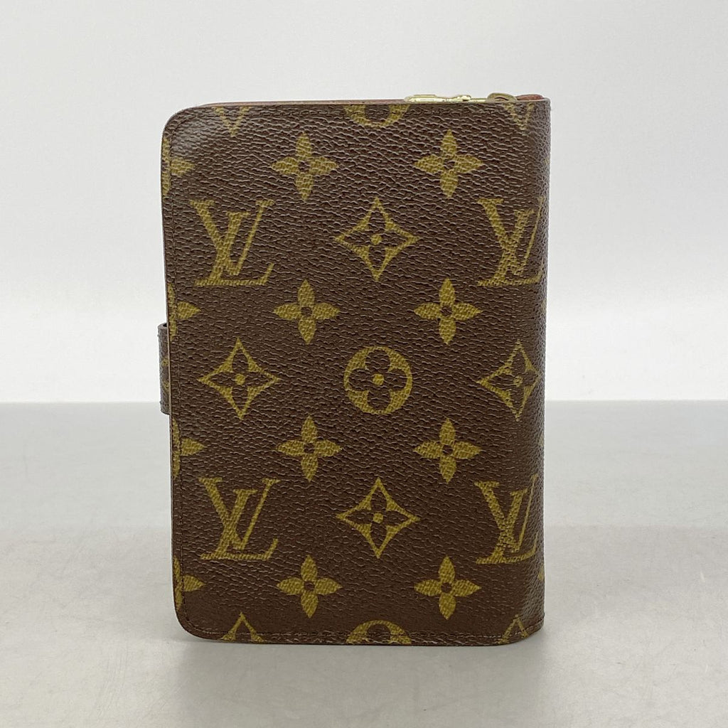 Louis Vuitton Wallet Monogram Porte Papier Zip Brown — view 7