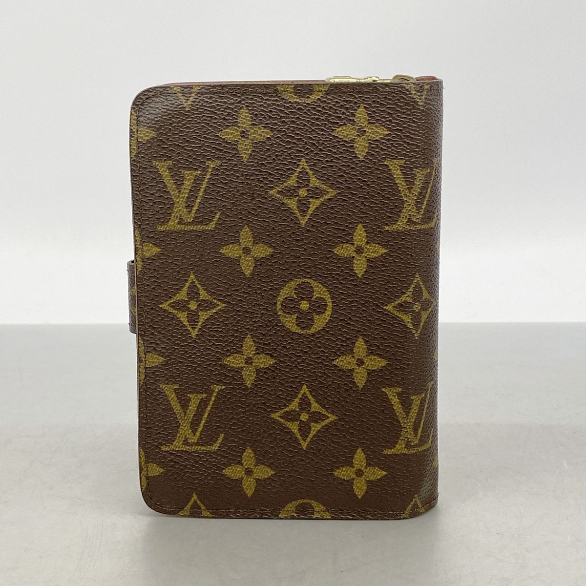 Louis Vuitton Wallet Monogram Porte Papier Zip Brown — view 7
