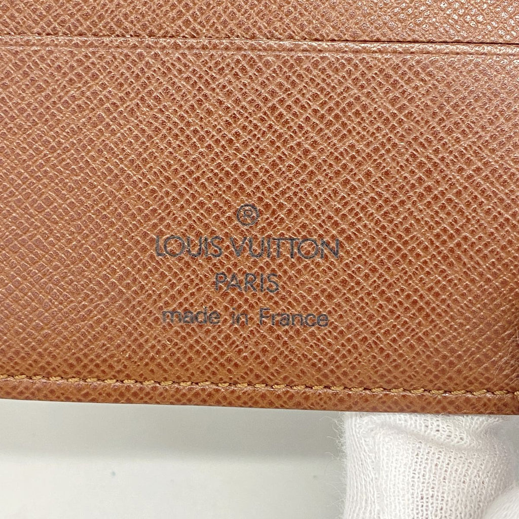 Louis Vuitton Wallet Monogram Porte Papier Zip Brown — view 4