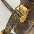 Louis Vuitton Shoulder Bag Monogram Danube Brown — view 8