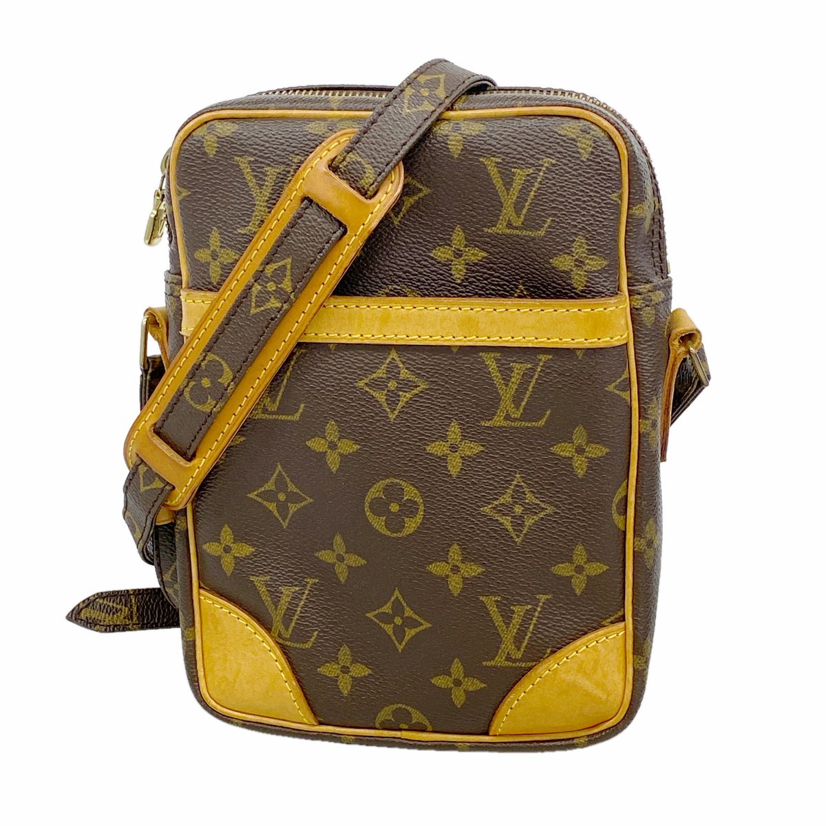 Louis Vuitton Shoulder Bag Monogram Danube Brown