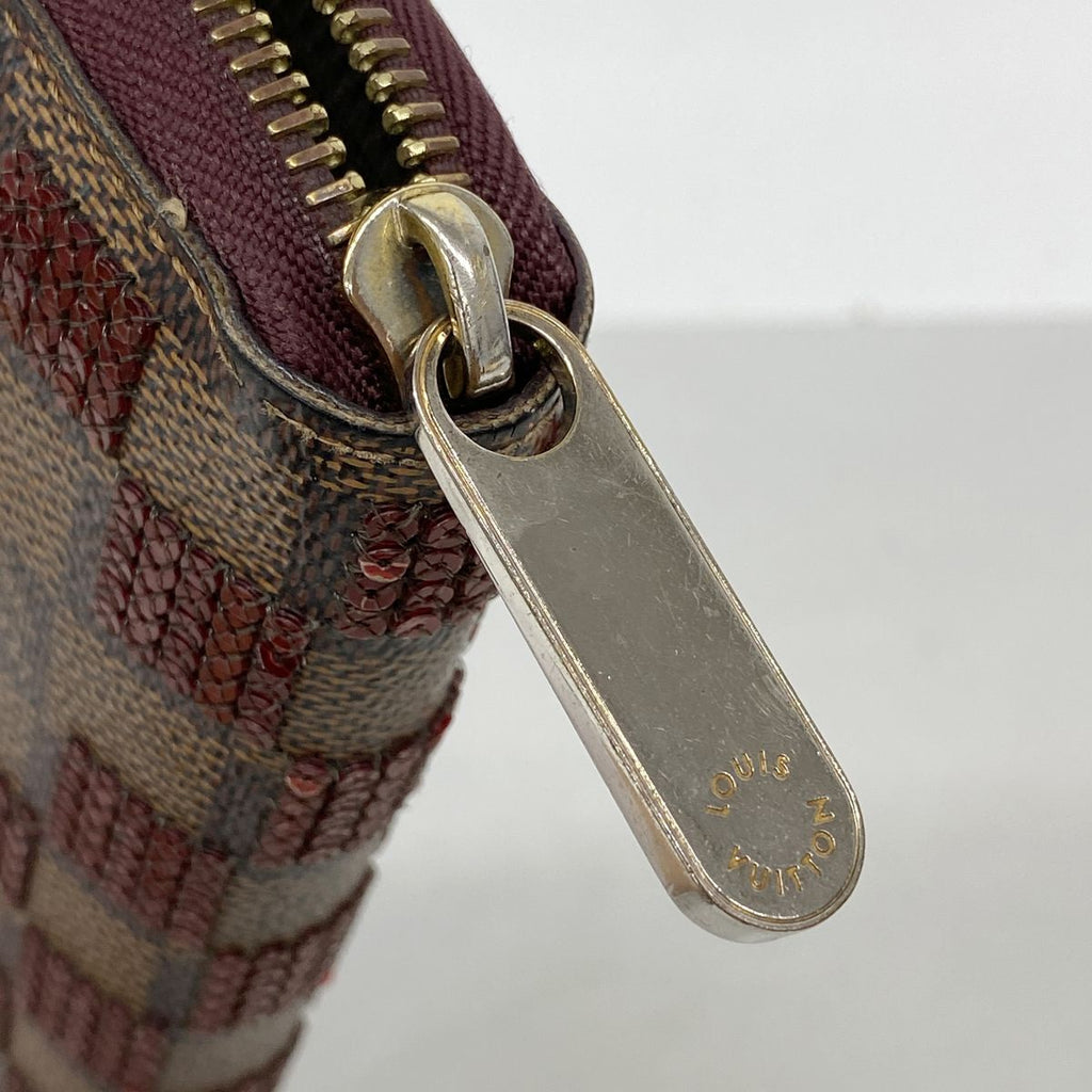 Louis Vuitton Wallet Damier Payette Zippy Rouge — view 6