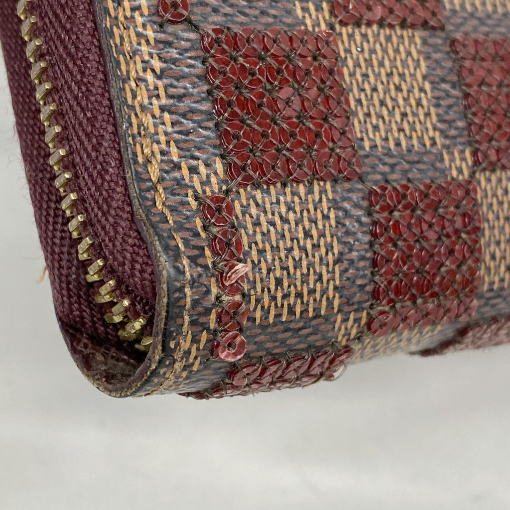Louis Vuitton Wallet Damier Payette Zippy Rouge — view 5
