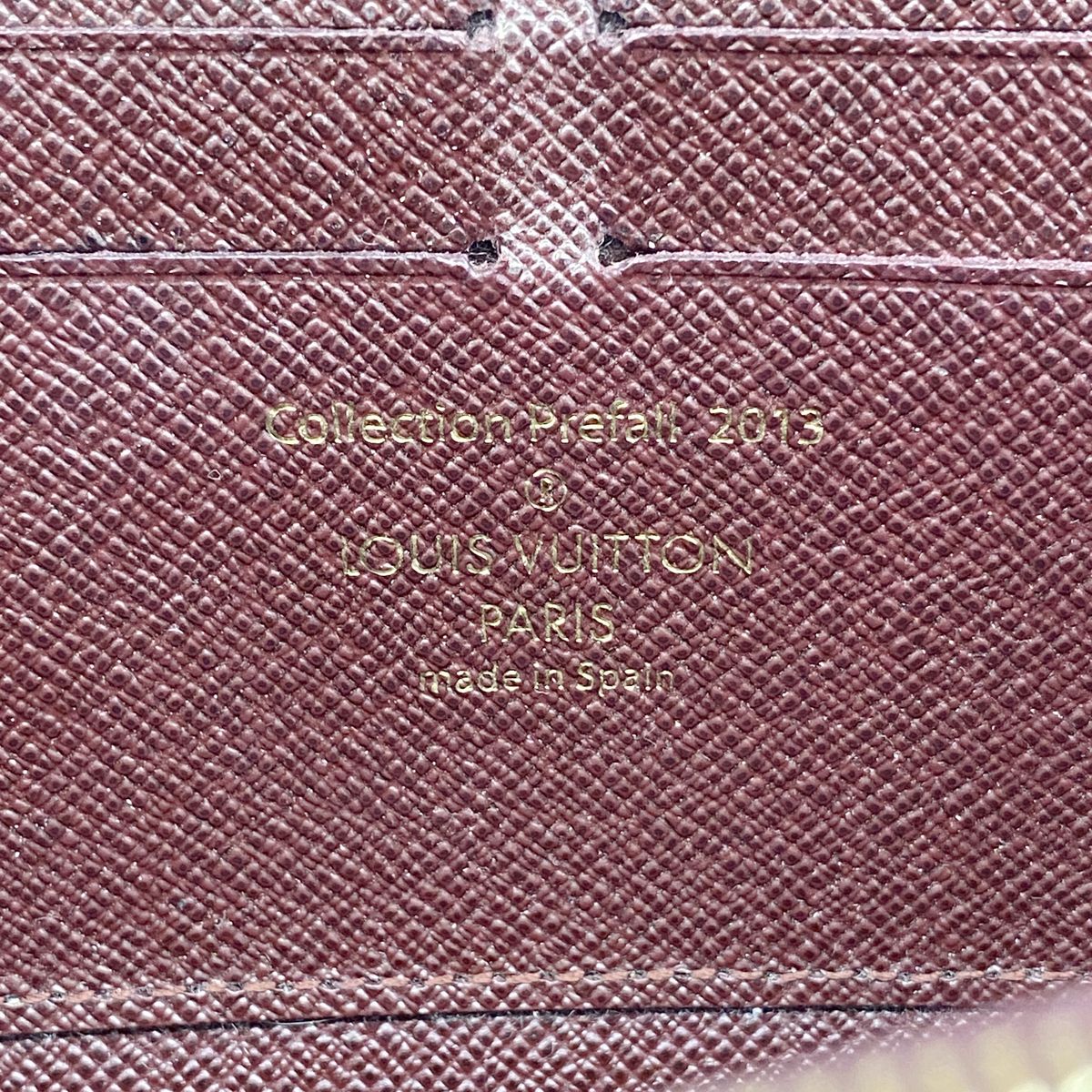 Louis Vuitton Wallet Damier Payette Zippy Rouge — view 4