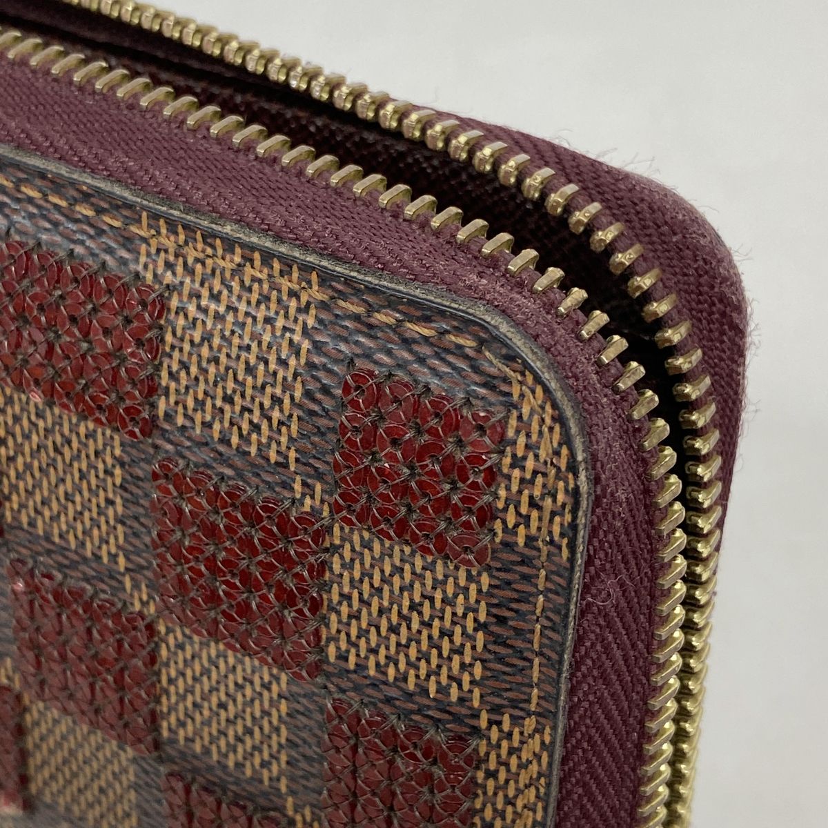 Louis Vuitton Wallet Damier Payette Zippy Rouge — view 7