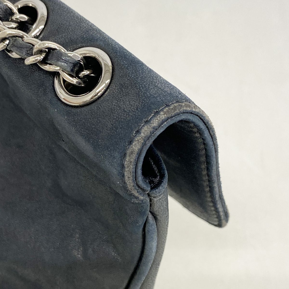 Chanel Shoulder Bag 2.55 Leather Black Silver — view 7