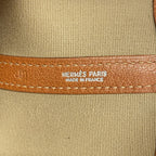 Hermes Tote Bag Garden Party PM Toile Officier Orange Silver — view 5