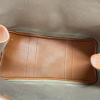 Hermes Tote Bag Garden Party PM Toile Officier Orange Silver — view 4