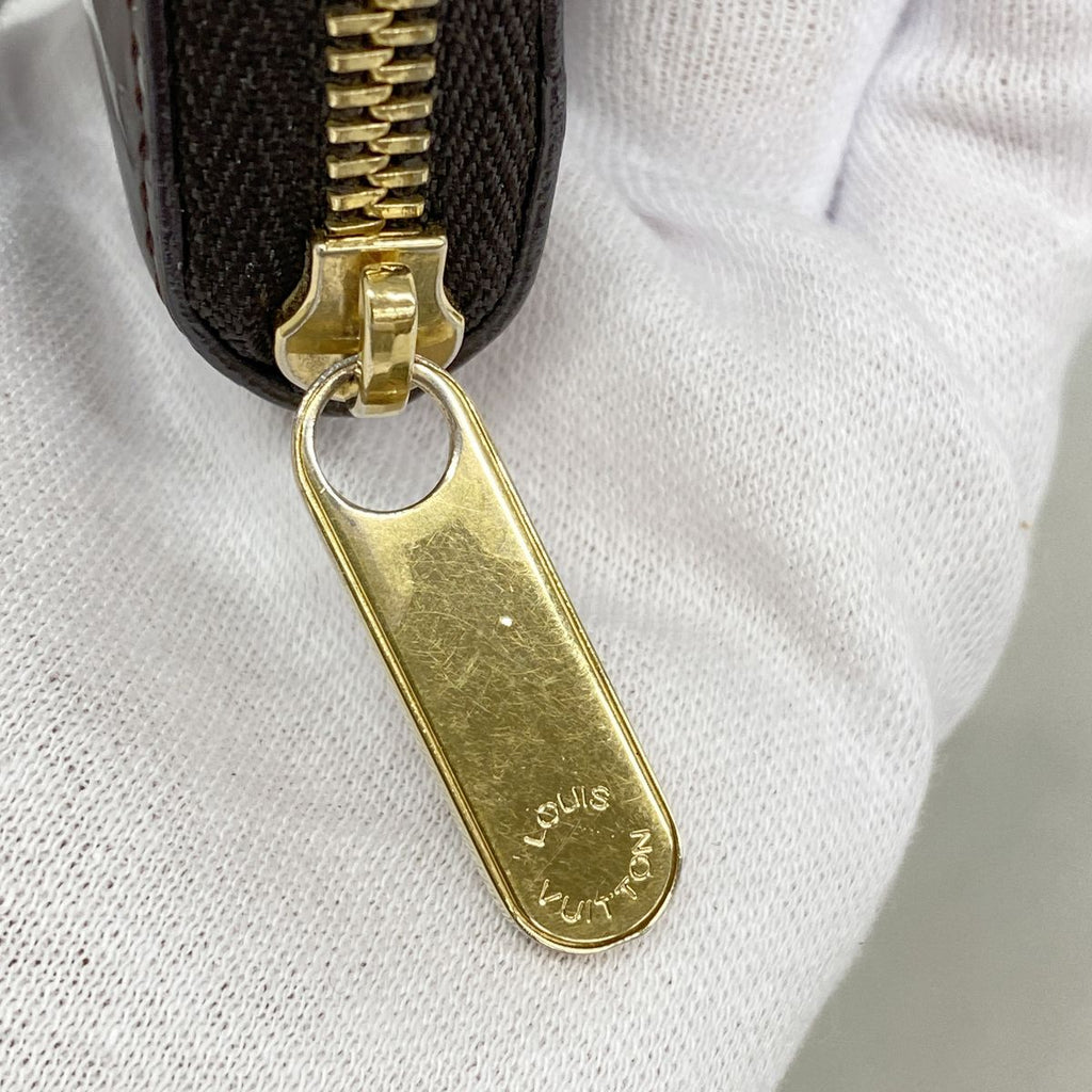 Louis Vuitton Coin Purse Vernis Zippy Terre Dombre — view 7