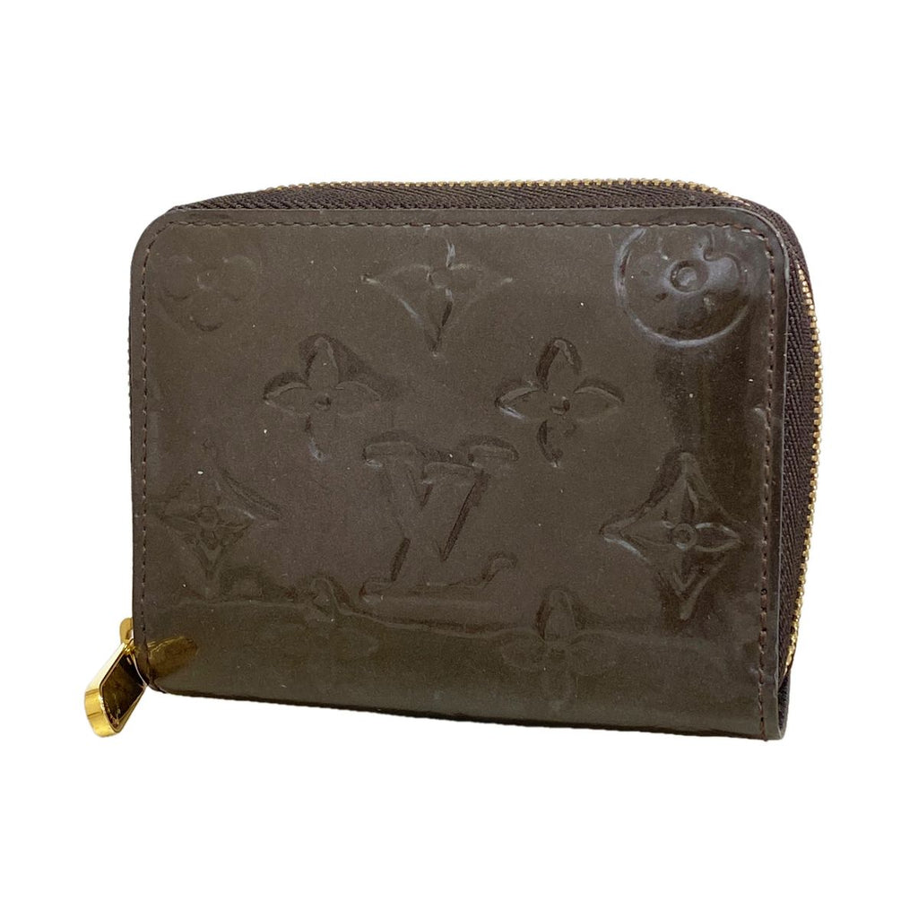 Louis Vuitton Coin Purse Vernis Zippy Terre Dombre