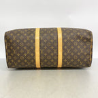 Louis Vuitton Boston Bag Monogram Keepall 50 Brown — view 3
