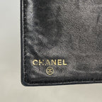 Chanel Wallet Caviar Leather Black Gold — view 4