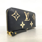 Louis Vuitton Wallet Monogram Empreinte Bicolor Zippy Black Beige — view 2
