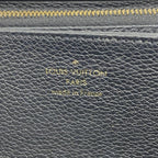 Louis Vuitton Wallet Monogram Empreinte Bicolor Zippy Black Beige — view 4