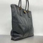 Gucci Tote Bag GG Marmont Leather Black Gold — view 2