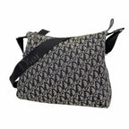 Dior Shoulder Bag Trotter Canvas Black Silver