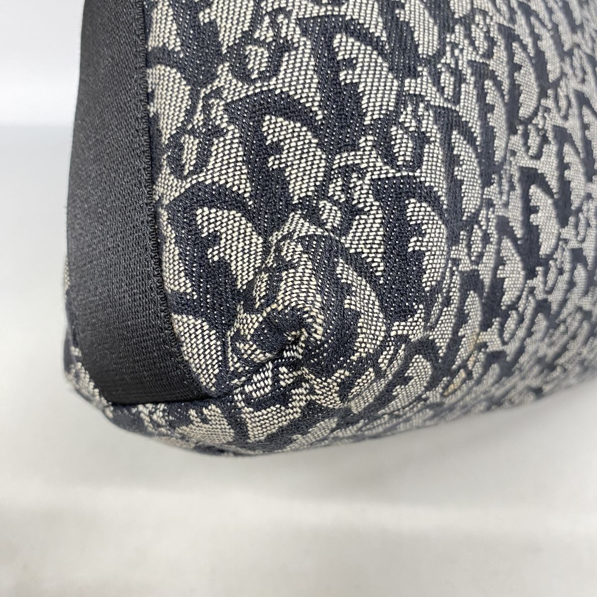 Dior Shoulder Bag Trotter Canvas Black Silver — view 6