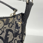 Dior Shoulder Bag Trotter Canvas Black Silver — view 7