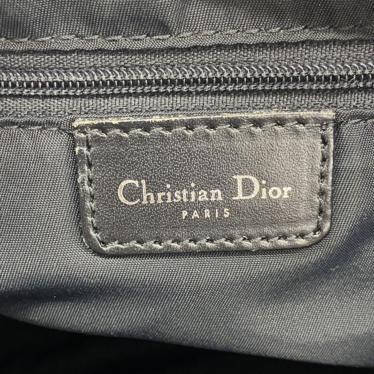 Dior Shoulder Bag Trotter Canvas Black Silver — view 5