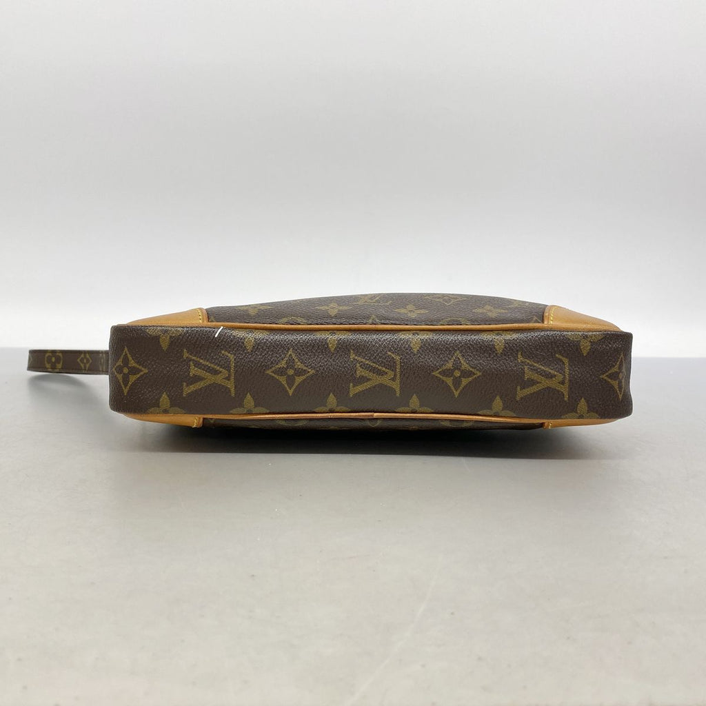 Louis Vuitton Clutch Monogram Marly Dragonne GM Brown — view 3