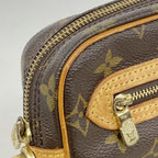 Louis Vuitton Clutch Monogram Marly Dragonne GM Brown — view 6