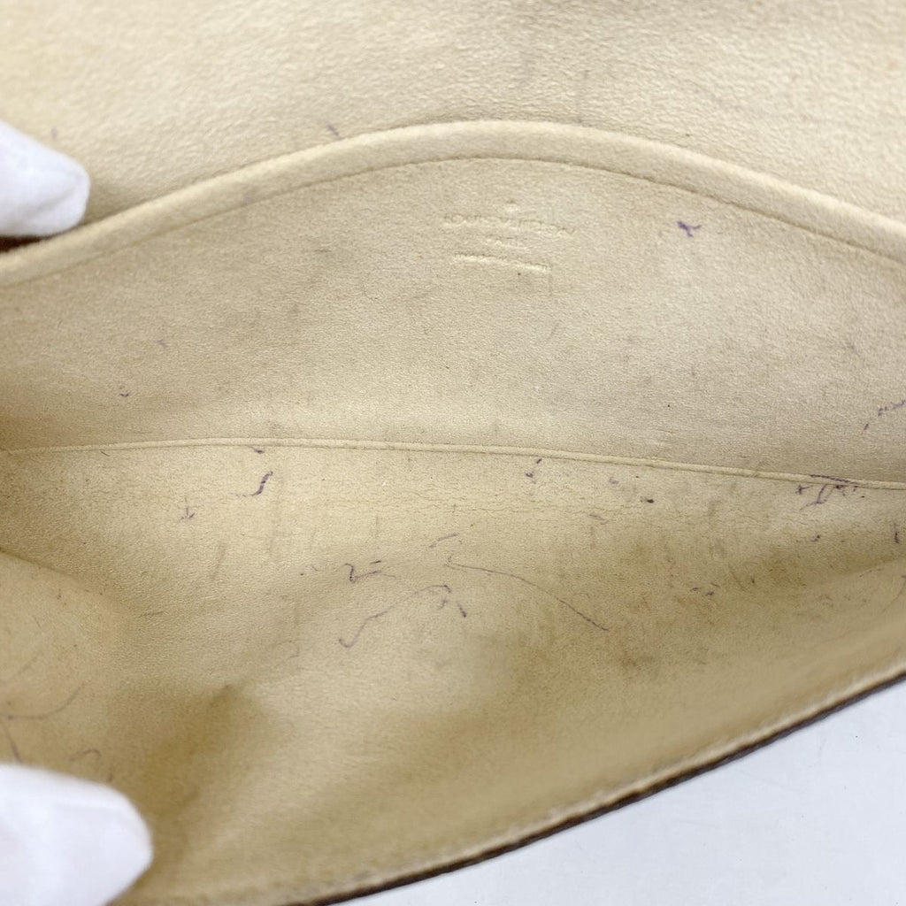 Louis Vuitton Shoulder Bag Monogram Pochette Twin GM Brown — view 4