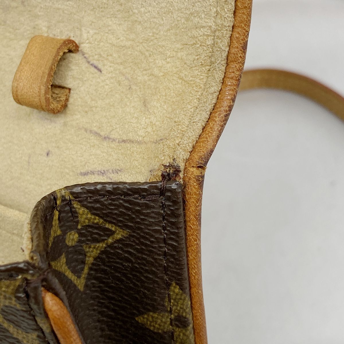 Louis Vuitton Shoulder Bag Monogram Pochette Twin GM Brown — view 8
