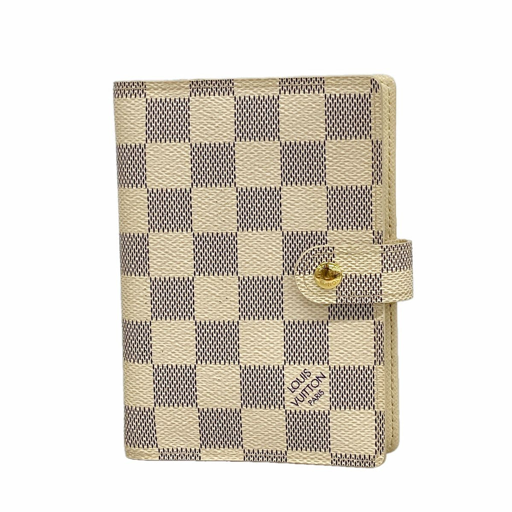 Louis Vuitton Agenda Cover Damier Azur PM White