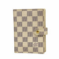 Louis Vuitton Agenda Cover Damier Azur PM White