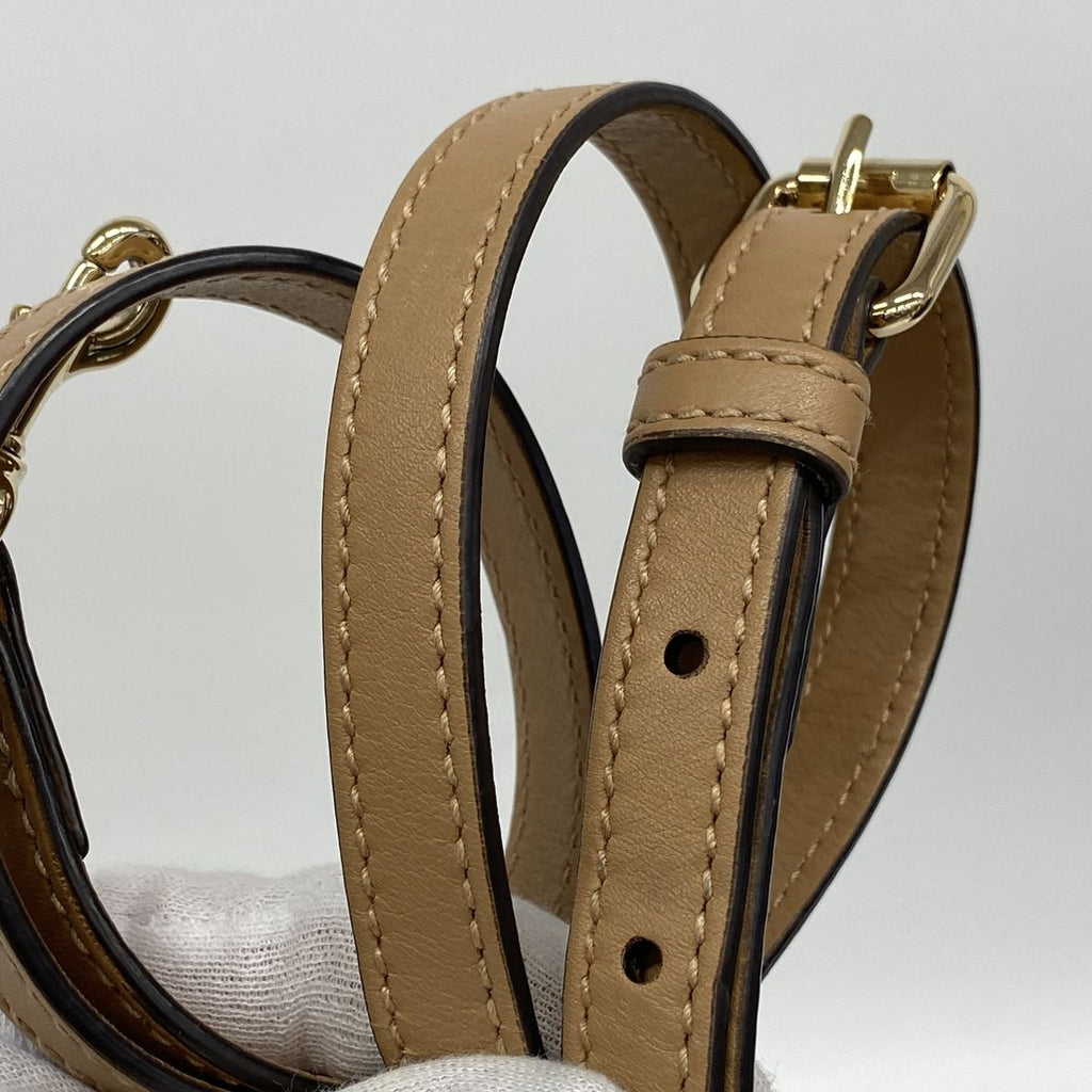 Gucci Handbag Micro Guccissima Leather Beige Champagne Gold 2-Way Bag — view 8