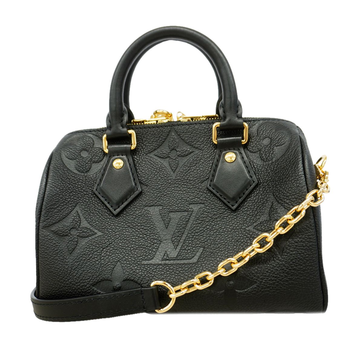 Louis Vuitton Handbag Monogram Empreinte Speedy Bandouliere 20 Noir 2-Way Bag