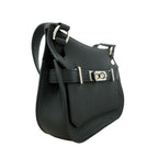 Hermes Shoulder Bag Jypsiere Mini Swift Black Silver — view 2