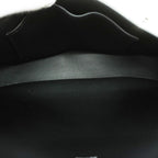 Hermes Shoulder Bag Jypsiere Mini Swift Black Silver — view 4