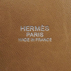 Hermes Handbag Bolide 31 Taurillon Clemence Etoupe Silver 2-Way Bag — view 5