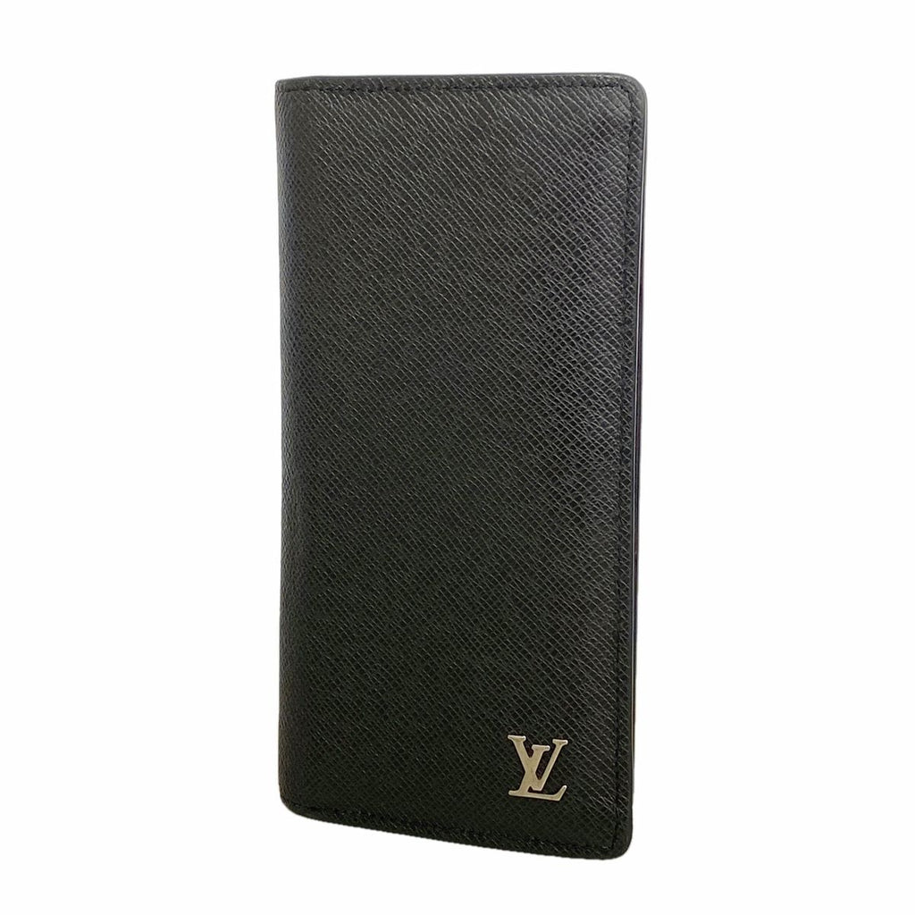 Louis Vuitton Wallet Taiga Portefeuille Brazza Noir