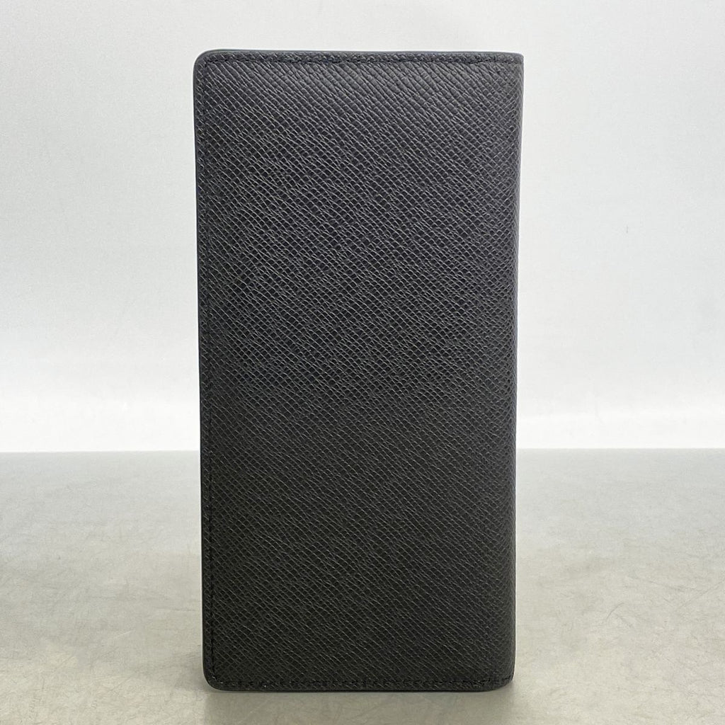 Louis Vuitton Wallet Taiga Portefeuille Brazza Noir — view 6