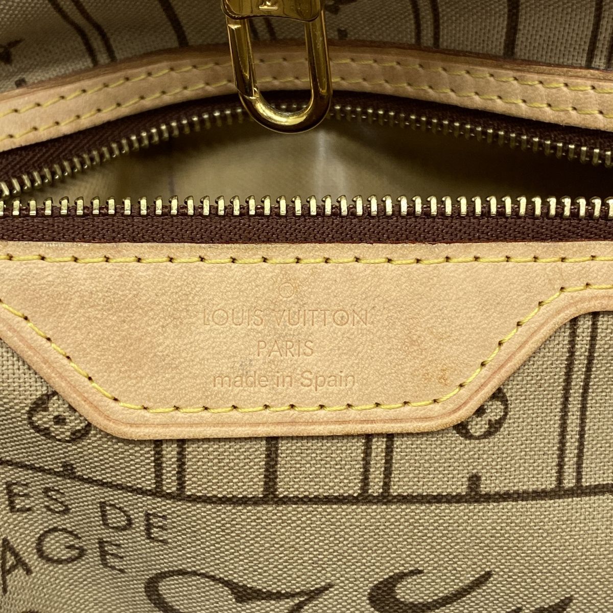 Louis Vuitton Tote Bag Monogram Neverfull MM Brown — view 5