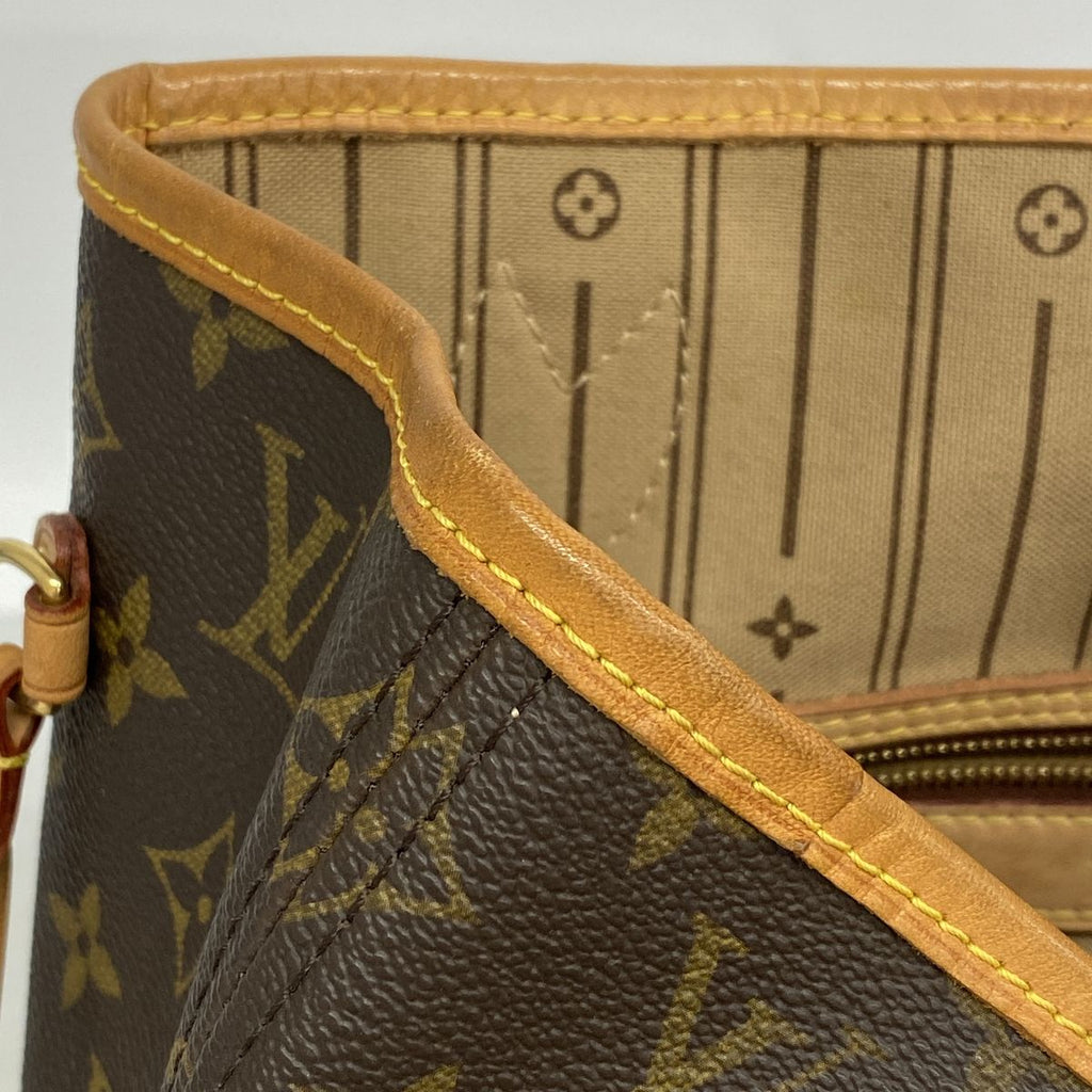 Louis Vuitton Tote Bag Monogram Neverfull MM Brown — view 6