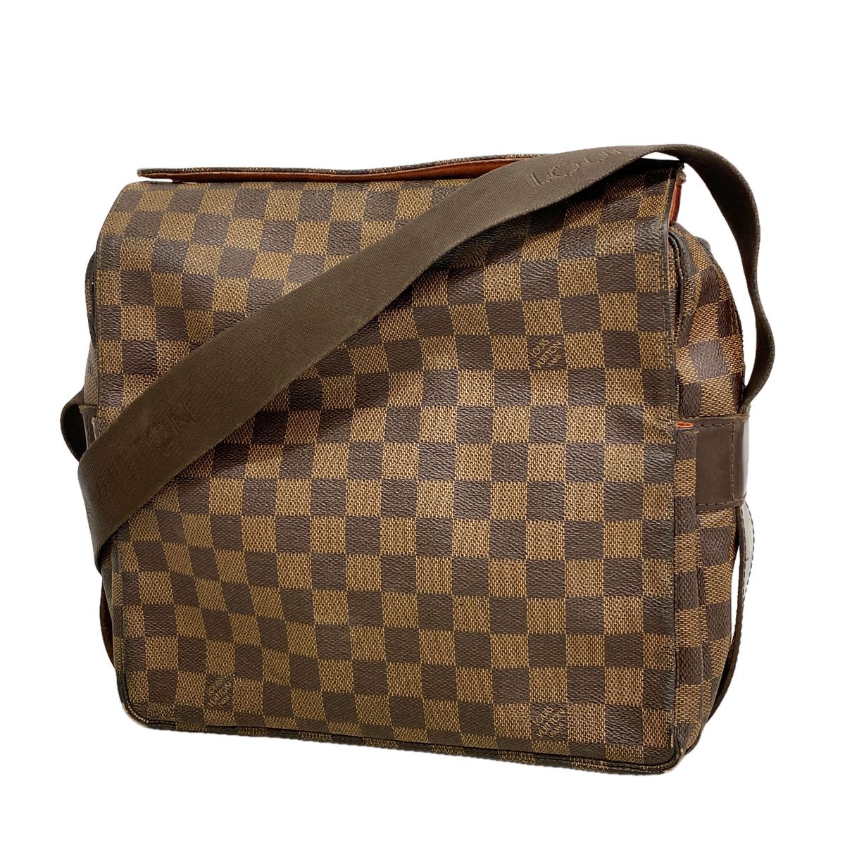 Louis Vuitton Shoulder Bag Damier Naviglio Ebene