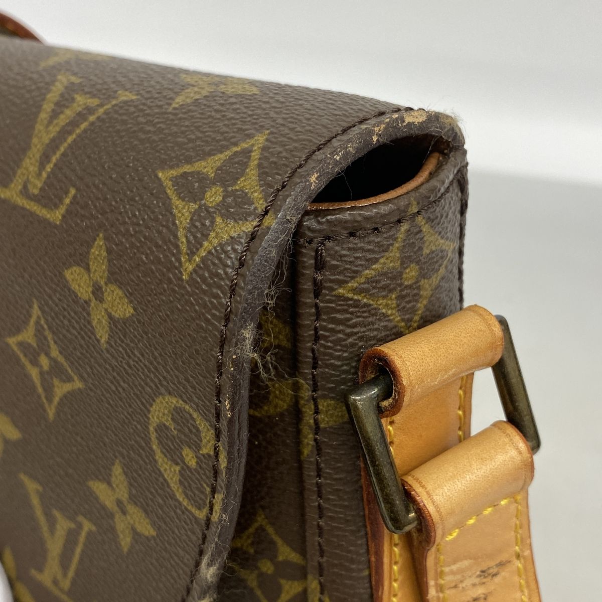 Louis Vuitton Shoulder Bag Monogram Chantilly GM Brown — view 6