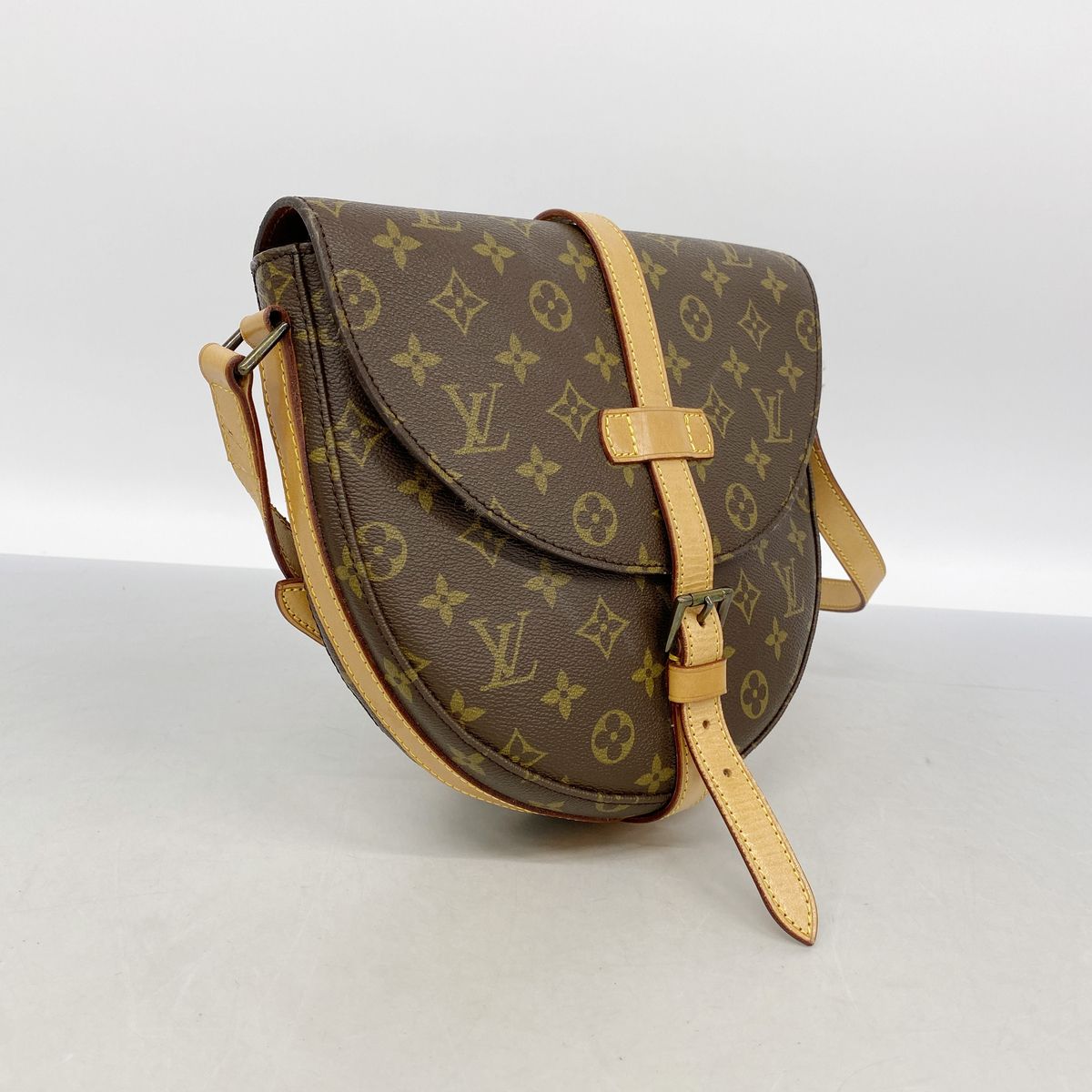 Louis Vuitton Shoulder Bag Monogram Chantilly GM Brown — view 2